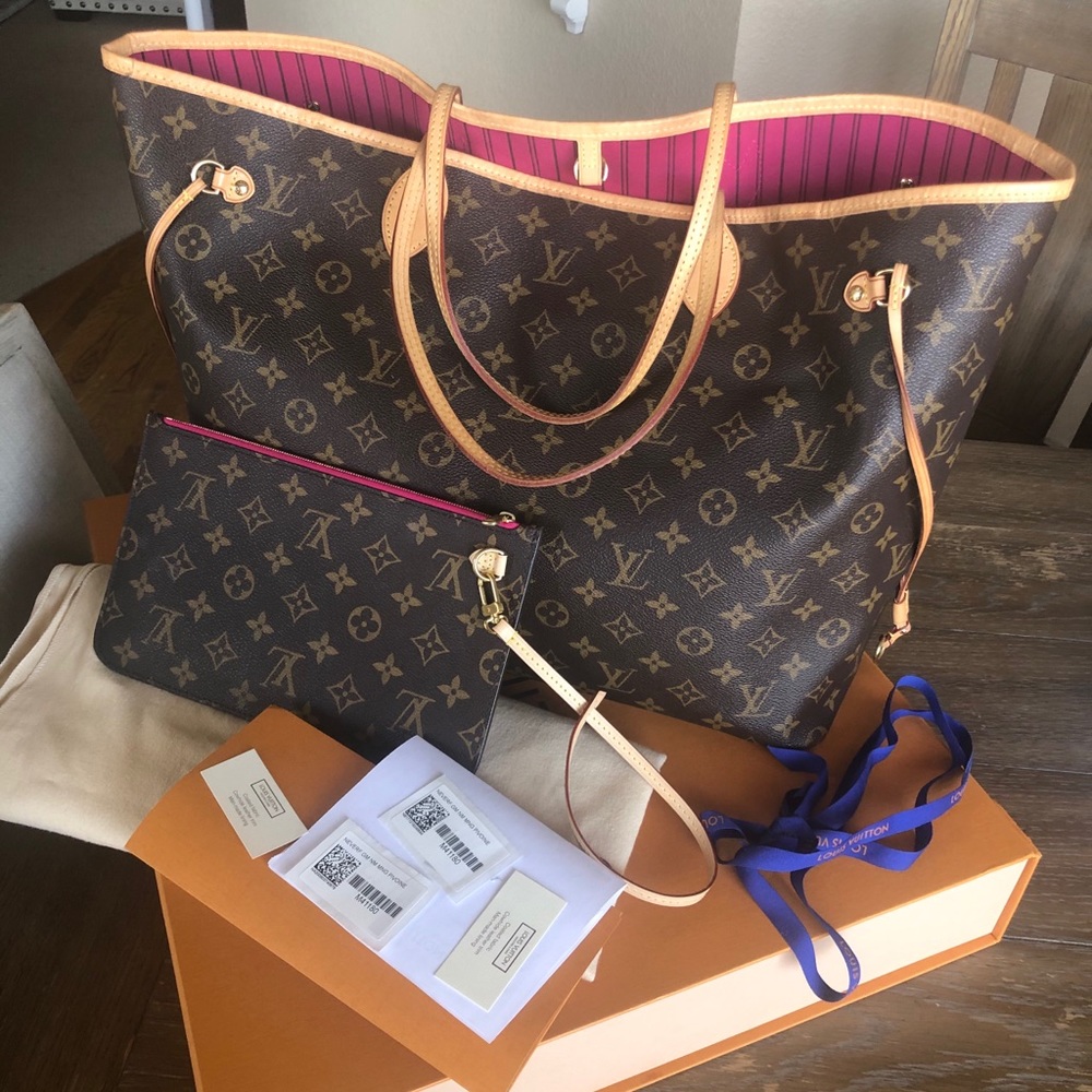 Louis Vuitton Neverfull GM monogram with pouch